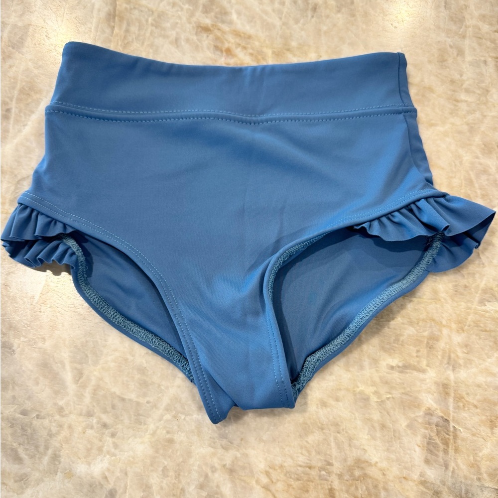 Tiger Friday CL Blue High-Waisted Ruffle Dance Briefs
